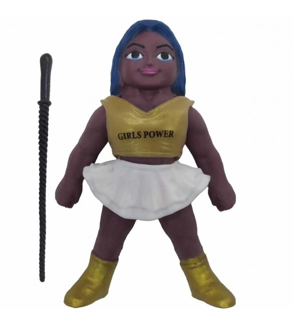 Boneco 14 cm Super Elastico Luta Livre Awesome 3210 - Sunny